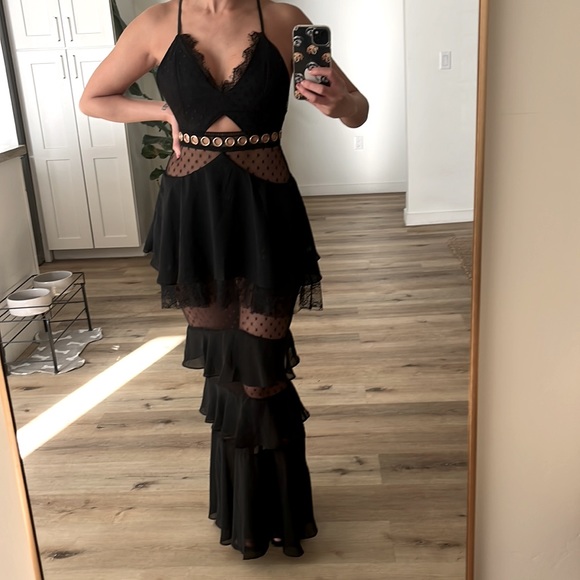 FORMAL BLACK DRESS - Picture 5 of 5